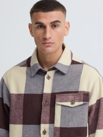 Solid - Mannheim Overshirt - Fudge Red