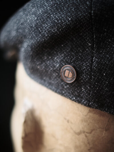 Classic gentleman's hat in carbon grey